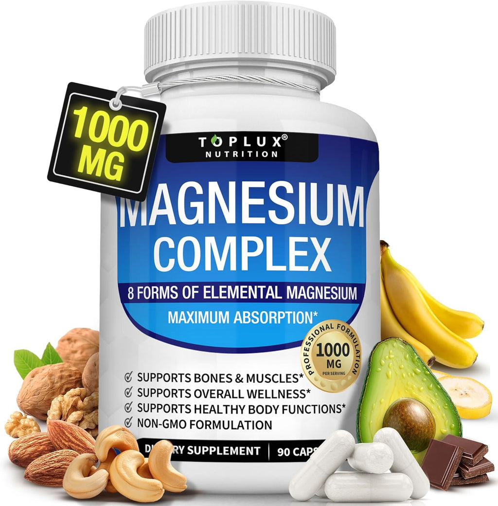 Complejo de magnesio 8 en 1 🇺🇸 Producto 100% Americano